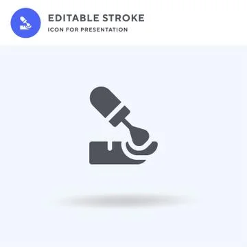 Manicure icon vector, filled flat sign, solid pictogram isolated on white, logo Stock Illustration