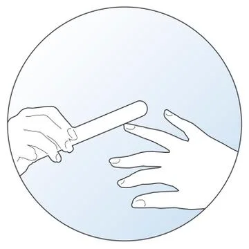 Manicure Stock Illustration