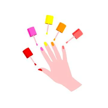 Manicure Logo Image Stock Illustration