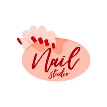 Manicure Logo Image Stock Illustration
