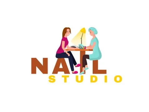 Manicure Logo Image Stock Illustration