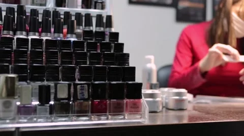 Manicure, nail design Stock Footage 46515181