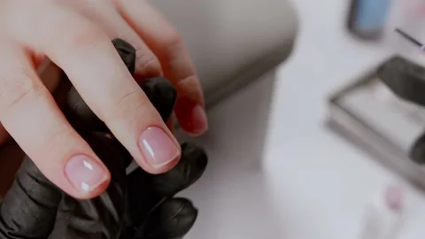Manicure nail Stock Footage 221849433