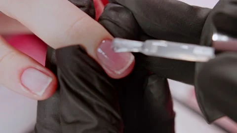 Manicure nail Stock Footage 221849566