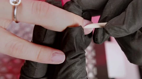 Manicure nail Stock Footage 221849588