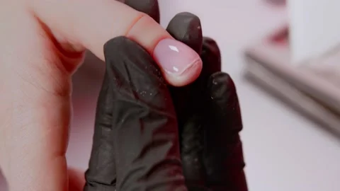Manicure nail Stock Footage 221849738