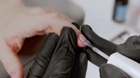 Manicure nail Stock Footage 221849769