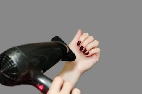Manicure of nails Stock Photos
