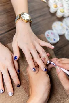 Manicure Foto stock