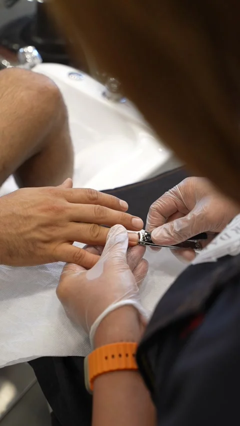 Manicure in Process Stock Footage 314900103
