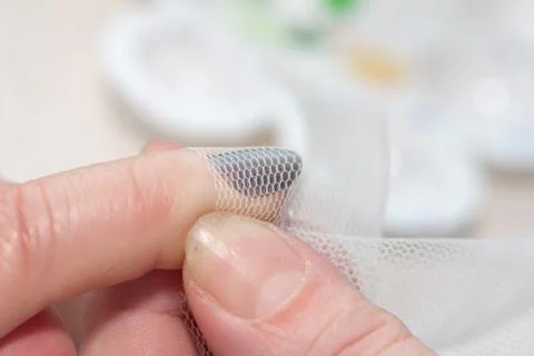 Manicure in process.closeup Stock Photos