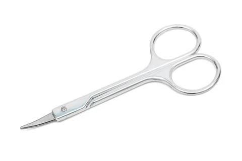 Manicure scissors close-up Stock Photos