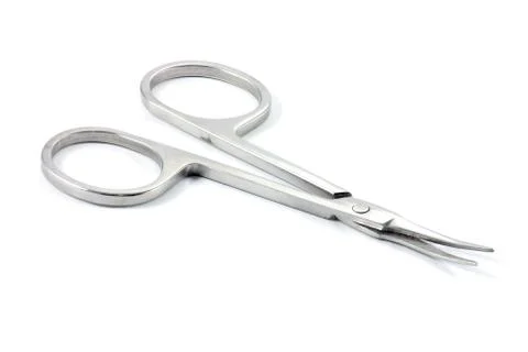 Manicure scissors open Stock Photos