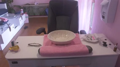 Manicure Station Stock Footage 209579183