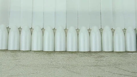 Manicure template with a snowflake Stock Footage 84885157