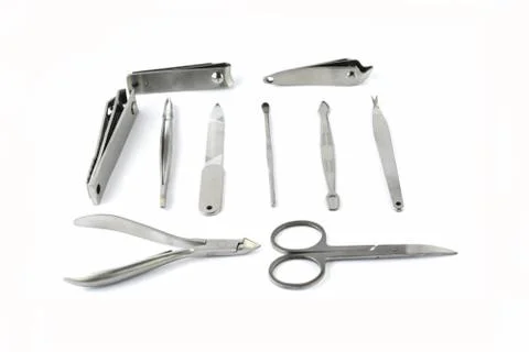 Manicure tool-set isolated Stock Photos