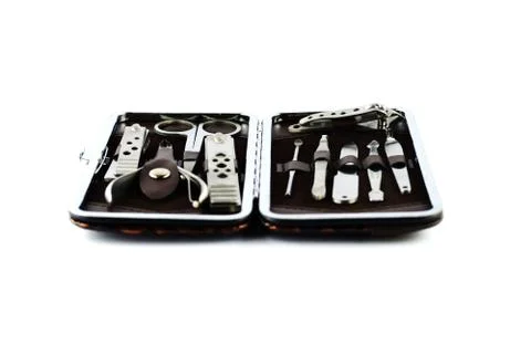 Manicure tool-set isolated Stock Photos