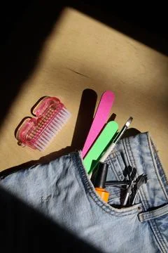 Manicure tools Foto stock