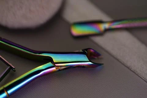 Manicure tools Stock Photos