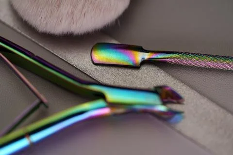 Manicure tools Stock Photos