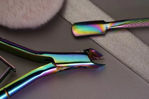 Manicure tools Stock Photos