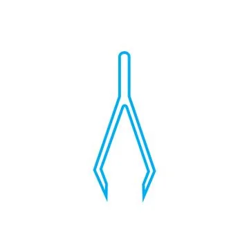 Manicure tools vector thin line stroke icon. Manicure tools outline illustration Stock Illustration