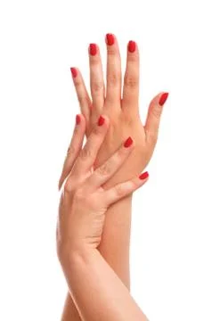 Manicured hands 스톡 사진