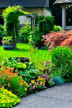 Manicured Yard 写真素材