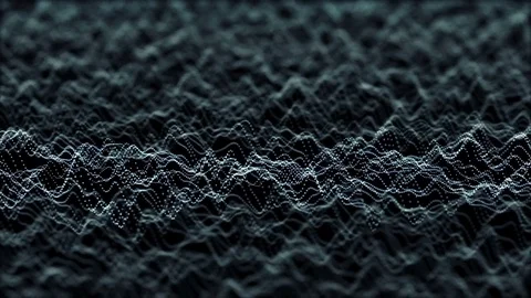 Manifested and hidden oscillations of waves. seamless loop. Stock Footage 81266250