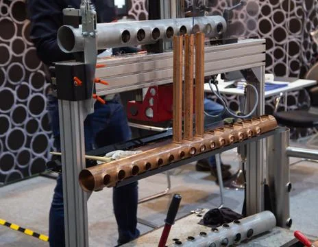 Manifold Fabricating Machine Stock Photos