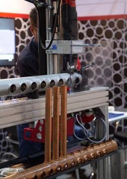 Manifold Fabricating Machine Stock Photos