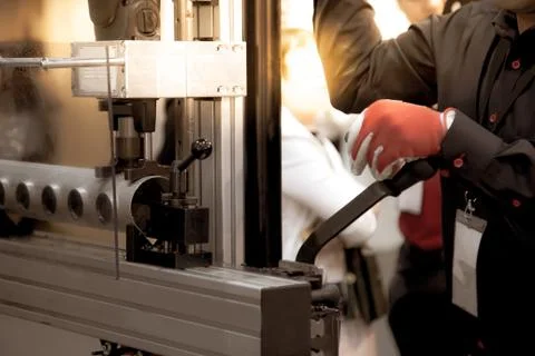 Manifold Fabricating Machine Stock Photos