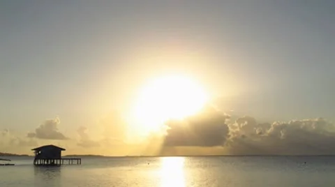 Manihi Lagoon, Time Lapse Stock Footage 8952812