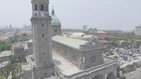 Manila Cathedral Stock Footage 106551843