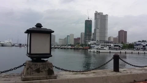 Manila Harbor Stock Footage 155368854
