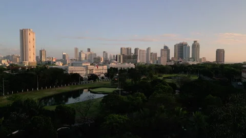 Manila Philippines skyline Stock Footage 264930301