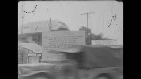 Manila Regulations 1946 Stock Footage 130119984