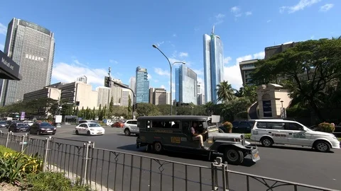 Manila skyline Stockbeeldmateriaal 127404216