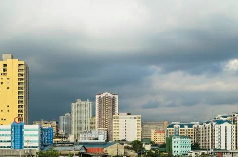 Manila skyline Stock Photos