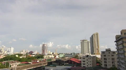 Manila Skyline Timelapse Stock Footage 41251177