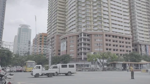Manila Traffic Slog 3 # 17 Stock Footage 73921041