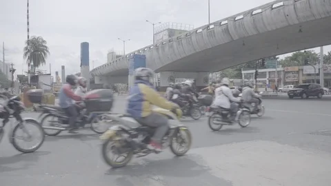 Manila Traffic Slog 3 # 18 Stock Footage 73921809
