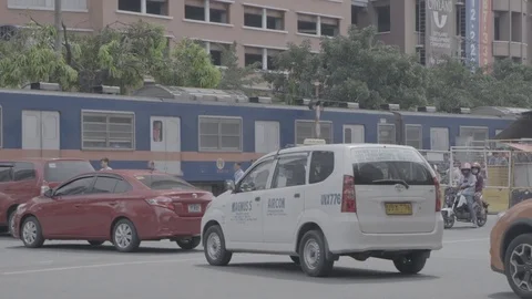 Manila Traffic Slog 3 # 7 Stock Footage 73914563