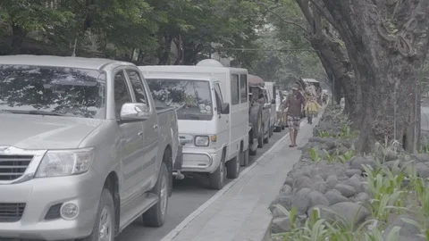 Manila Traffic Slog 3 # 8 Stock Footage 73915518
