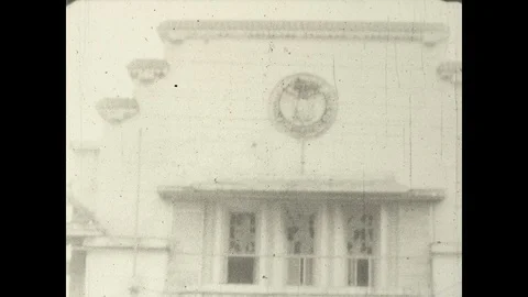 Manila War Damage 1946 Stock Footage 130123897