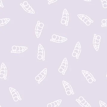 Manioc natural vegetable line vector seamless pattern Stock Illustration