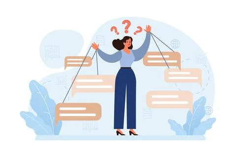 Manipulation. Psychological control method. Domination exploitation Stock Illustration