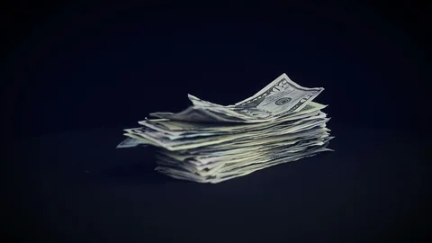 Manipulations with a pack of money 動画素材 97777543