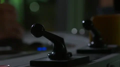 Manipulator, joystick Stock Footage 12257133