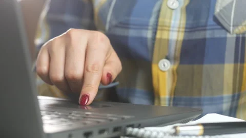 Manipulator on a laptop Stock Footage 270359948